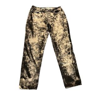 Hydraulic Womens Size 10 Black Tie Dye Jeans Streetwear Grunge